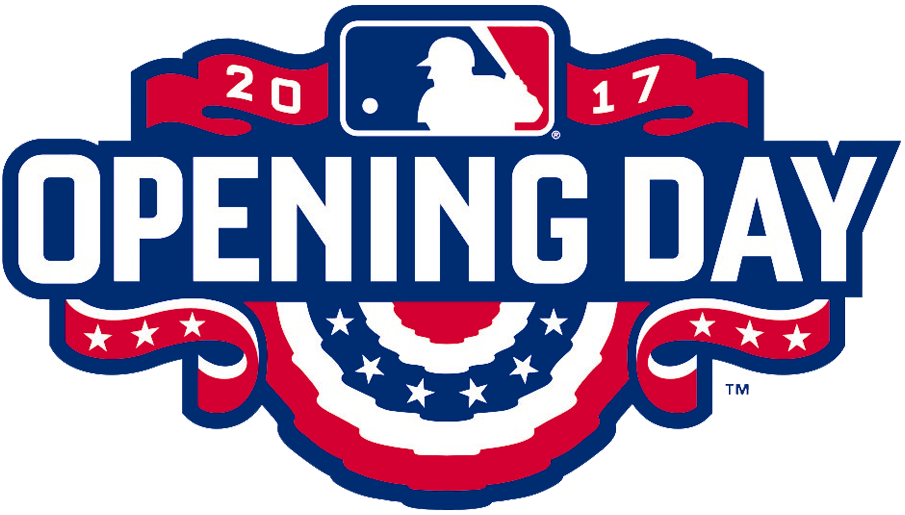 MLB Opening Day 2017 Primary Logo iron on transfers for T-shirts